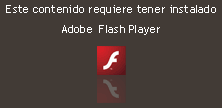 Necesita Flash Player